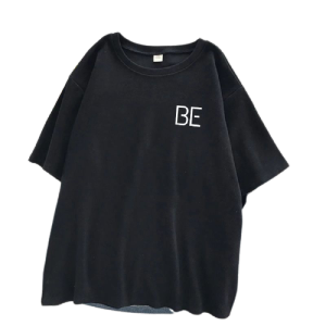 Kaos BE Korea Oversize Kpop Wanita Kekinian Lengan Pendek Korean Style