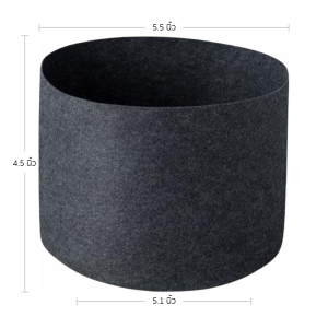 กระถาง กระถางต้นไม้ กระถางผ้า L 10 ใบ ชิ้น อัน