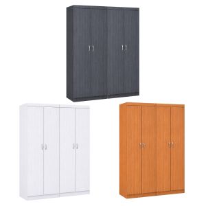 Living Mall LONDON Mix & Match 2/3 Doors Solid Plywood Wardrobe with Soft Closing Hinges Door