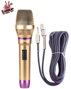 Hyundai Platinum Gold PL-699 Professional Wired Microphone 10M Karaoke Heavy Duty