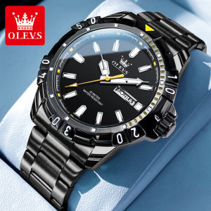 OLEVS Watch for Men Waterproof 2023 New Original Stainless steel Luminous Calendar Fashion Casual Quartz Clock