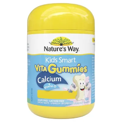 Nature S Way Boys Smart Vita Gummies (แคลเซียม + วิตามินบี) 60ชิ้น