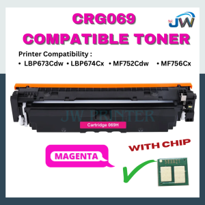 (WITH CHIP) Compatible to Canon Cartridge 069 CRG069 CRG069 For Canon LBP673Cdw LBP674Cx MF752Cdw MF756Cx Printer Color