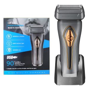 Beard Trimmer Shaver USB Charging Hair Clippers Reciprocating Mens Shaving Razor Honeycomb Blade Net Surface Attachment