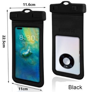 7.2Inch Waterproof Phone Pouch Underwater Dry Bag PVC Clear Window Swimming Snorkerling Rain CP Holder