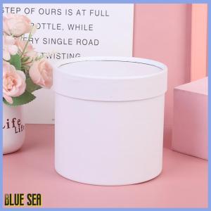 bluesea 1 PC Round Flower Paper Boxes Hold The Bucket Gift Packaging Box Party Gift Box