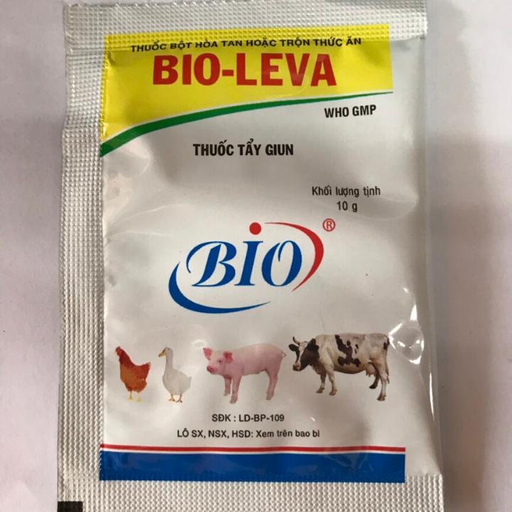 Thuốc tẩy giun cho gà đá Bio Leva [10 g]
