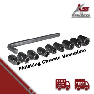 K55 Kunci Sok Set 10pcs 8-21mm Socket Set Hand Tools Shock