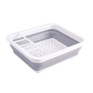 Foldable Dish Drying Rack Dish Storage Basket KitchenStorage Rack Kitchen Organizer Plate Rack Easy To Clean