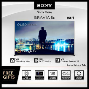Sony BRAVIA 8 II | 65 inch | 65XR80M2 | 4K QD OLED TV | 3 Years Warranty