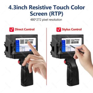 12.7mm Portable Inkjet Printer Handheld TIJ Maker Machine with ink Cartridge Image Picture QR code Serial Number Edit Print