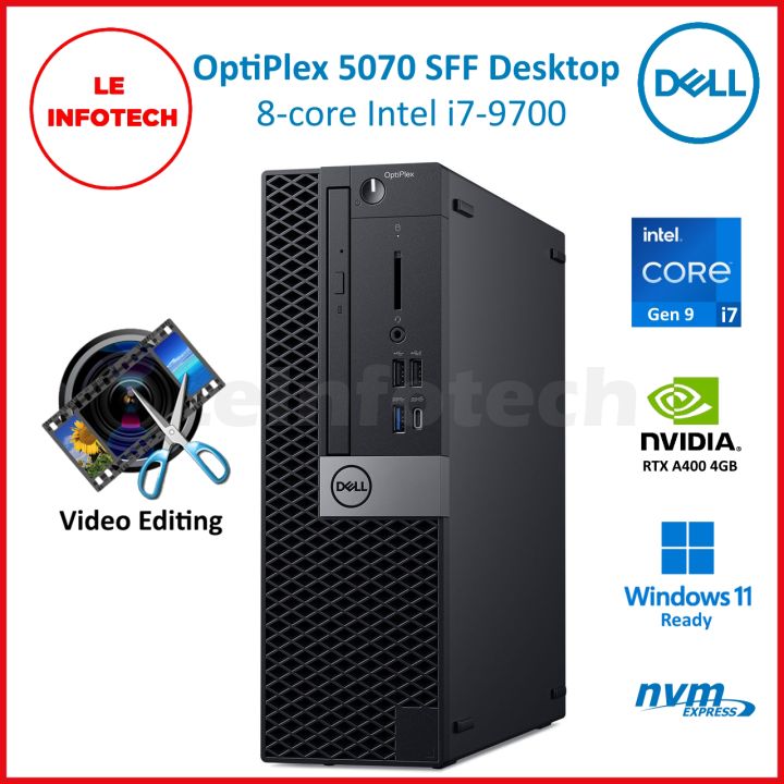 Dell OptiPlex 5070 SFF Desktop 8-Core Intel i7/i5 Gen8 up to RAM