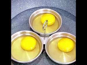 Stainless Steel Egg Poacher Boiled Non-Stick Egg Shaping Molds for Pancakes Omelette Egg Tart Boiled Egg Kitchen Cooking Tools