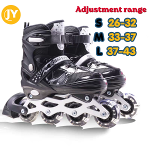 Adjustable Roller Skates Shoes The new 4 wheel Roller skate for kids With Flash Wheel For Beginner Roller Blades
