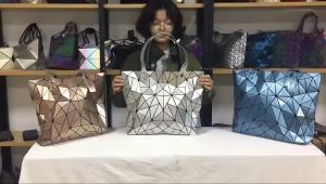 Womens Bag 2025 New womens handbag fashionable large-capacity tote bag versatile geometric bag pu Bulk shipping