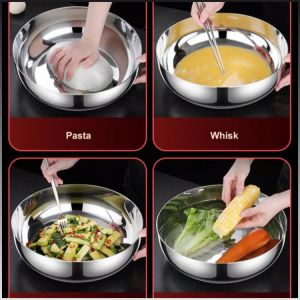 อ่างล้างจาน กระจกขัดเงา เรียบเนียนและสดใส อ่างล้างหน้าสแตนเลสต้านเชื้อแบคทีเรีย อาหารเกรด ไม่สกปรกง่าย