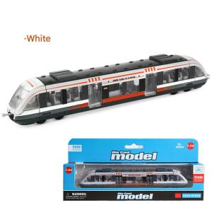 Childrens simulation high-speed rail track train light rail train 1:64 mini alloy toy car model