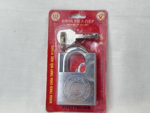 Ổ khóa Việt Tiệp treo chìa thay đổi góc cầu ngang và treo đồng