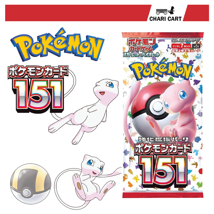 Pokemon Trading Card Game Scarlet & Violet Expansion Pack Pokemon 151  Booster pack sv2a Japanese | Lazada