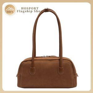 Fashion Women Cross Body Bag Faux Suede Multi Pocket Shoulder Bag for Work and Shopping in Stylish Brown