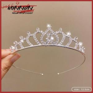 [minnan] Bride Crown Golden Wedding Hair Accessories Rhinestone Bride Wedding Tiaras And Crowns Headpiece Hair Ornament