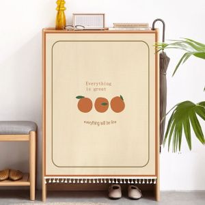 Shade curtain cabinet kitchen cabinets shoe ark wardrobe door curtain dust modesty keep-off shade Velcro block sundries cretonne curtain