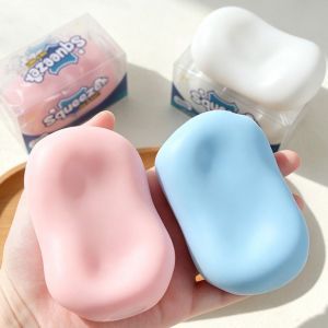 JUVIAAL Handmade Soap Ball Squishy Filled Soft Finger Relax Building Block Crunchy Fidget Toy For Adult Kids