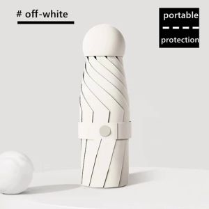 【Fast delivery】Mini 5 Fold Umbrella Super Light Small Foldable Pocket Umbrella Anti UV Umbrella Sunshade UV Sunscreen Umbrella Small Folding pocket umbrella Sunscreen Anti-UV Sunshade Mini umbrell Five-Folds small Umbrella Folding lat handle design