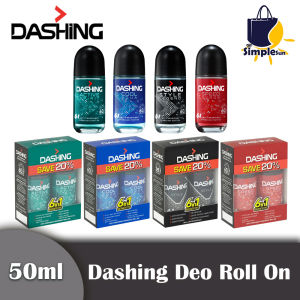 Dashing Roll On | Anti Perspirant | Anti Peluh Deodorant | Deo 50ml ( Single | Twinpack ) [ Active Spirit | Cool Aqua | Style Legend | Speed Surge ]