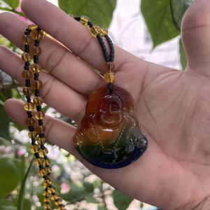 Dây chuyền Phật thủy tinh pha lê - DP029