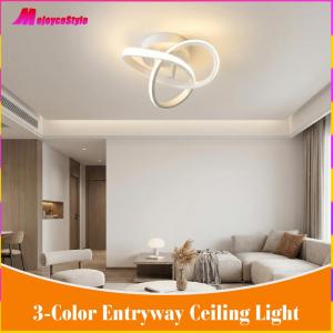 Acrylic Trefoil Modern Ceiling Light 9.84 Inch Ceiling Lamp Dimmable Corridor Light for Bedroom Kitchen Living Room Study Hallway