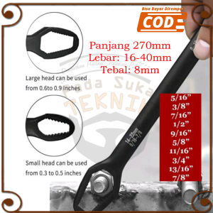 Torvi 15 in 1 / Kunci Satset Anti Ribet Tang Universal Wrench Serbaguna Kombinasi