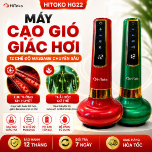 Máy giác hơi cao cấp HITOKO HG22 dụng cụ cạo gió pin khỏe dùng tại nhà giúp massage thư giãn lưu thông khí huyết