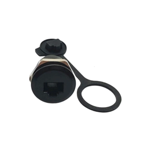 Zinc Alloy 8P8C RJ45 Networking Panel Connector With Waterproof Seal Supports Fast Data Transfer For CCTV Server Room