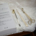 3 IN 1 Candle Wick Trimmer/ Candle Snuffer/ Candle Dipper, Black/ Silver/ Gold, Candle Flame Extinguish, Trim Wick, Adjust Wick. 
