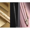 PARKER PARKER ballpoint pen Jotter XL pink gold PGT medium size, oil-based, with pen sheath, gift box set 2122659Z V1d. 