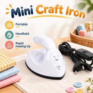 DJDK Handheld Mini Craft Iron Rapid Heating-Up Portable Heat Press Fuse Beads Ironing Tool EU/US/UK Plug Hot Stamping Machine DIY