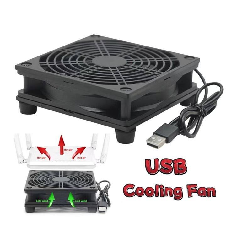 Cooling Air Fan For Router Radiator TV SetTop Box Laptop USB Air