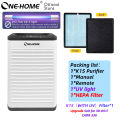 ONEHOME Air Purifier For Home Appliances Anti-PM2.5 Portable Remote with HEPA Filter K1 Purifier. 