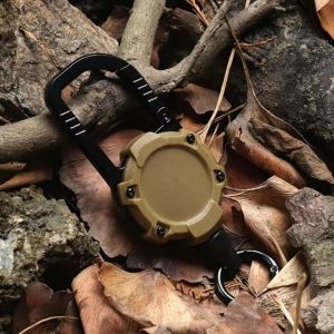 MAG Anti-Loss Retractable Cord Buckle Zinc Alloy Magnetic Keychain Travel Climbing Fishing Buckle
