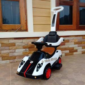 Smile Kids รถเด็กขาไถ แลมโบกินี 2in1 มีด้ามเข็น/มีเสียงดนตรี No.9005