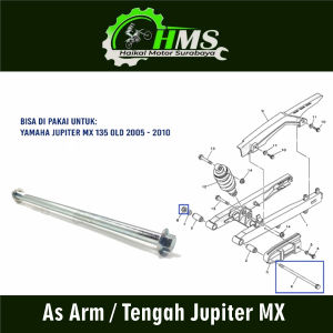 As Arm / Tengah Jupiter MX - As Swing Arem Fork Forek Garpu Tengah Center Yamaha Jupiter MX 135 Lama
