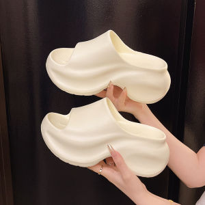 Free Shipping Thick-Soled Height-Increasing Slippers For Women Summer Outdoor Sandals Fashionable And Versatile For Outdoor Wear