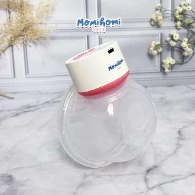 Momi Homi Wireless Electric Breast Pump Portable ( 3062 ) Pompa Asi Elektrik Tanpa Kabel Handsfree Wearable Kapasitas 150 ML Food Grade BPA FREE Keperluan Ibu Dan Bayi Peralatan Menyusui