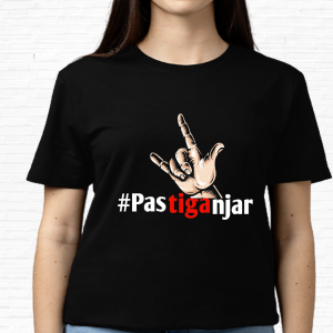 KAOS SALAM METAL SALAM 3 JARI #PASTIGANJAR DISTRO/ BAJU PRIA WANITA BAHAN COTTON Combed 24s