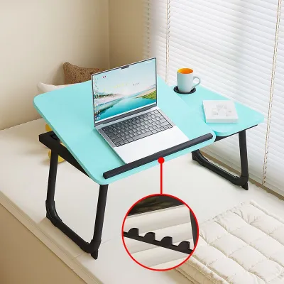 Skyblue Foldable Bed Table Anti-Slip Mini Meja Laptop Computer Notebook Portable Study Table Adjustable 折叠电脑桌