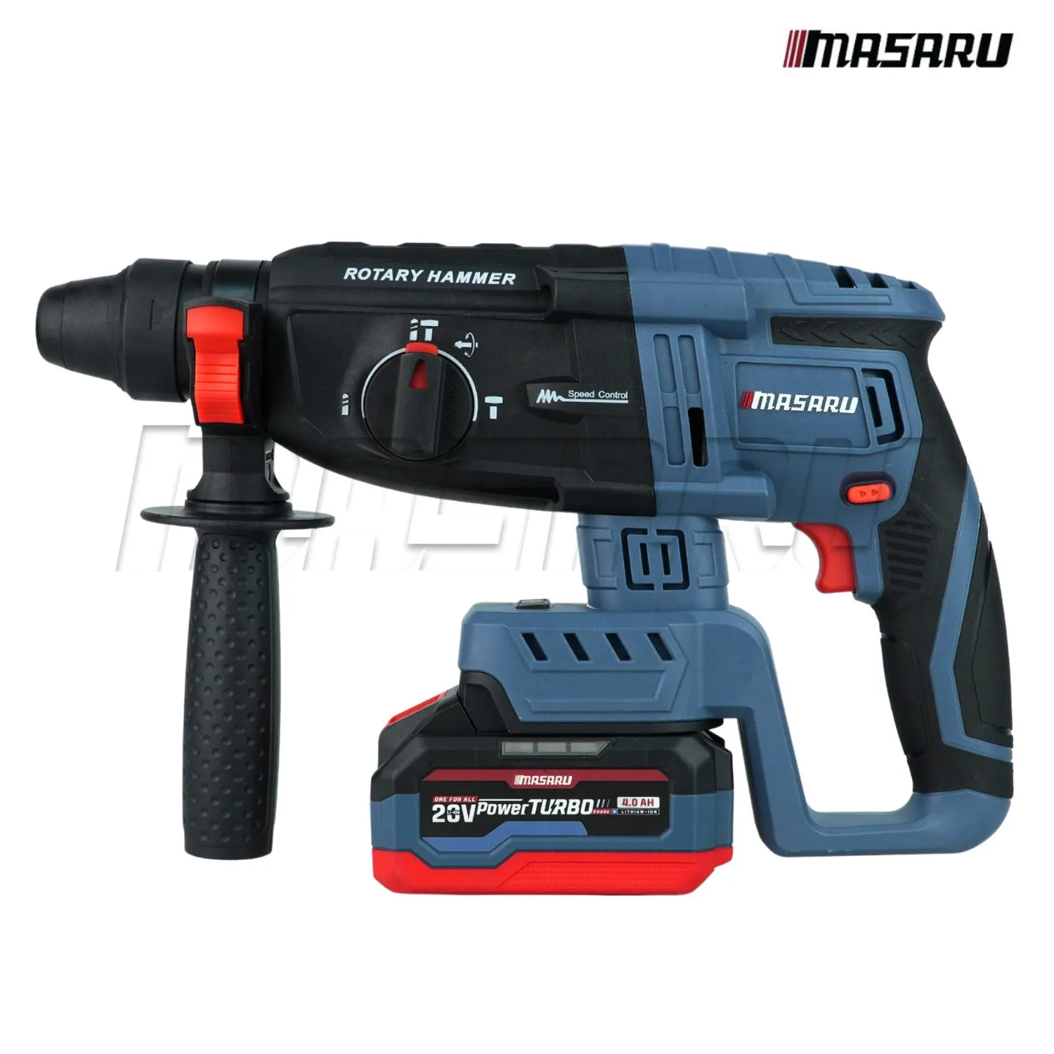 MASARU รุ่น SCDR-170 สว่านโรตารี่ไร้สาย 20V มอเตอร์ Brushless เจาะปูน สกัดคอนกรีต แถมดอกเจาะ ดอกสกัด