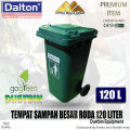 Tempat Sampah Roda Besar 120 Liter Dalton HPDE / DUSTBIN / Bak Sampah Dalton. 