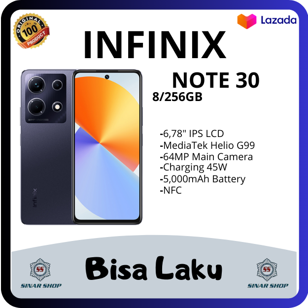 Infinix Note 30 Pro 8/256GB - Garansi resmi | Lazada Indonesia