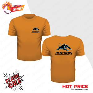 💥⏩PROMOSI HEBAT⏪💥PANTHER T/S 2 SIDED FRESH LOGO PRINTED CREW NECK  T SHIRT FOR MEN AND WOMEN 100% COTTON B5
